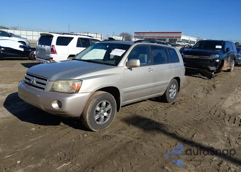 2005 Toyota Highlander V6 z USA, uszkodzony, nr VIN JTEDP21AX50043909